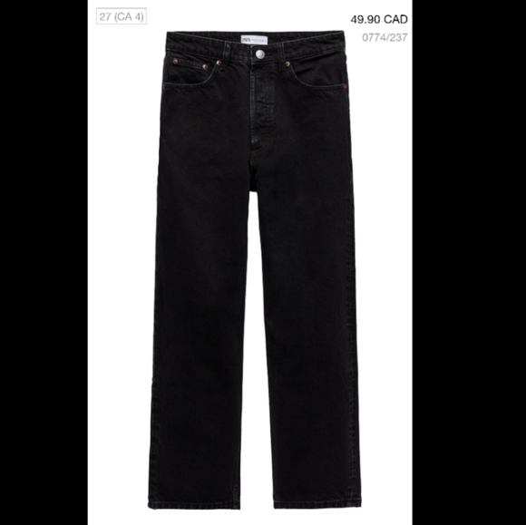 High rise straight leg jeans - Picture 1 of 4
